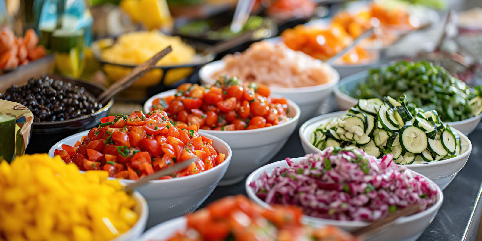 Neue Ideen für Ihr Salatbuffet